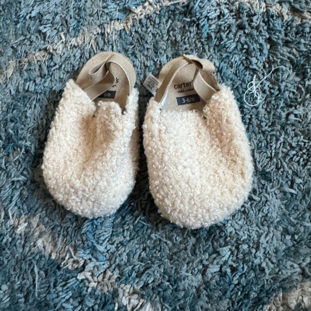 Carter's Cozy Cream Baby Booties